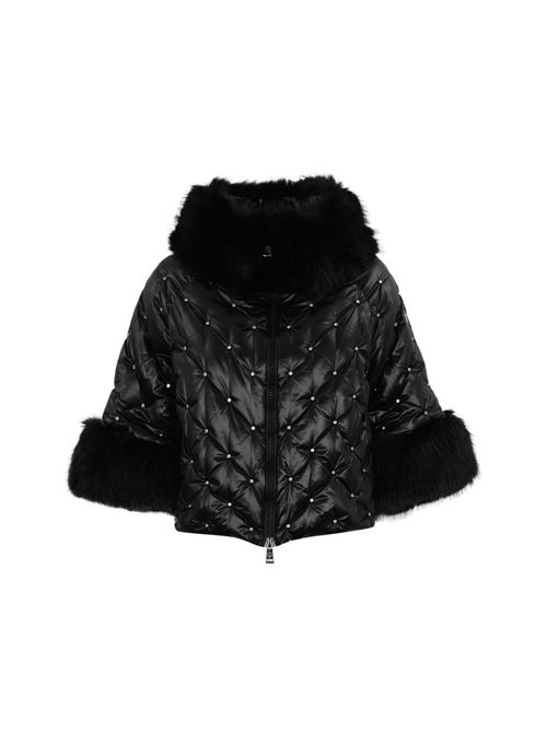 Cappa gioiello con faux fur NO SECRETS | 243SS006LIQUIRIZIA